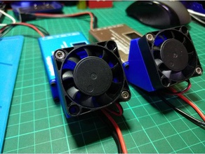 condotto della ventola charsoon dc-4s lipo caricabatterie hobby il fan refrigerazione 3d print model - Mito3D