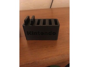 nintendo switch game holder video games accessories 3d print model - Mito3D