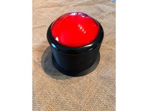 big pushbutton base enclosure games button dome sparkfun 3d print model - Mito3D