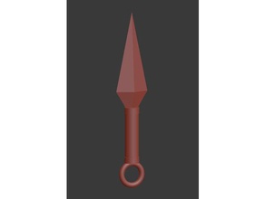 simple kunai poignard accessoires de jeu le cosplay la dague les dagues point sharp l'épée des épées escrimeur 3d print model - Mito3D