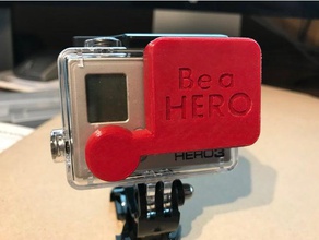 gopro hero 4 de buceo carcasa tapa la lente cámara lenscap cubierta protector fotografía bajo el agua vídeo 3d print model - Mito3D