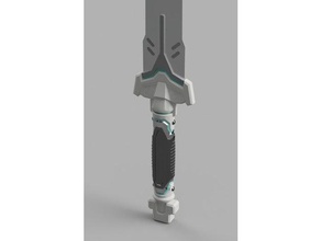 baihu genji dragon blade de supervisión el traje la cuchilla espada 3d print model - Mito3D