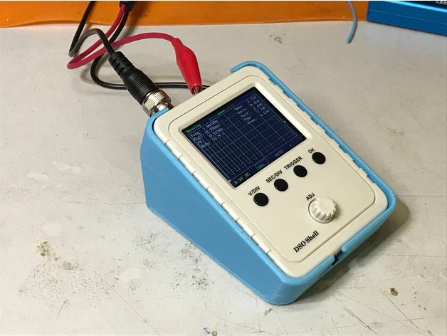 geoffs dso-150 case & battery - 100 portable oscilloscope electronics dso dso150 3D print model - Mito3D