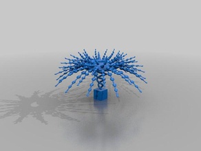 dupla-hélice do funil de espiral sculpture2 esculturas suporte desktop dupla hélice escultura 3d print model - Mito3D