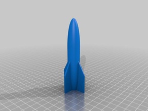 toy rocket 3d printing 3d print model - Mito3D