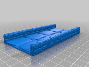 openforge wyloch true tile-style dungeon stone tiles toy & game accessories dnd openforge2 3d print model - Mito3D
