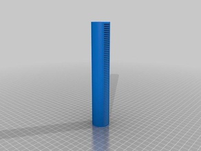 cylindre ranurado accessoires 3d print model - Mito3D