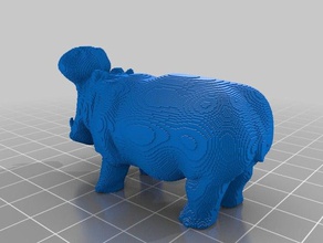 3d slash hippo10 3d print model - Mito3D