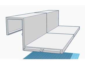ufficio partizione scaffale office mensola ripiani semplice 3d print model - Mito3D