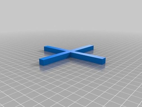 x shape signs & logos 3d print model - Mito3D