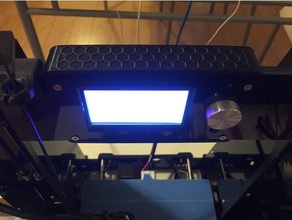 pantalla lcd cubierta de anet, a6 - hex Impresora 3d las piezas anet actualización 3d print model - Mito3D