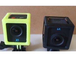 kaiser baas x1 open case mount 3d printing action camera gopro 3d print model - Mito3D