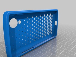 nexus 5 casos de furo um projeto baseado em tpu impressão Impressora 3d acessórios buraco caso 3d print model - Mito3D