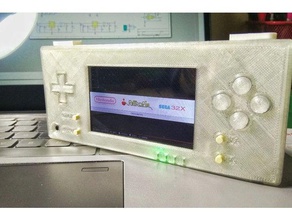 retro-cm3 poderoso retropie tratada jogo consol eletrônica 3d print model - Mito3D