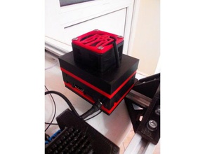 orange pi lite adjustable case v-slot mount 3d printer parts d-bot re-d-bot 3d print model - Mito3D