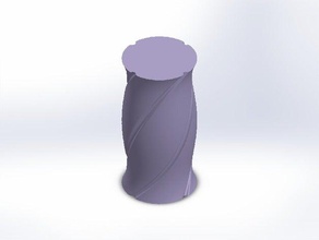 ausgeformte vase Dekor 3d print model - Mito3D