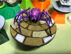 spider base massive darkness toy & game accessories boardgame boardgames 3d print model - Mito3D