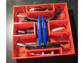revell control quadrocopter 23895 race drone box toy & game accessories openscad 3d print model - Mito3D