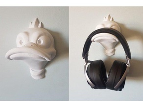 duck headphone hanger organization 3d print model - Mito3D