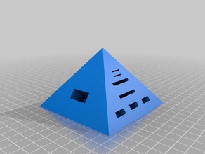 usb-sd-Pyramide 3d-drucken micro-sd-card-Halter sd-Karten-Halter usb-Halter 3d print model - Mito3D