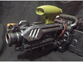 nerf sentry gun attachment gadgets detector 3d print model - Mito3D