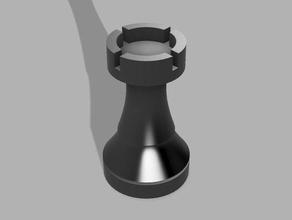 torre peça de xadrez 3d print model - Mito3D