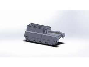 rc tank destroyer r c araçlar 3d print model - Mito3D