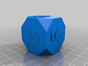 game pieces dice 3d print model - Mito3D