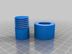 rosca de prueba La impresión en 3d las pruebas nutsnbolts subproceso la 3d print model - Mito3D