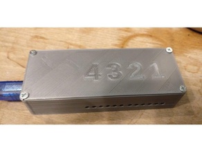 usb-relais-Karte-Gehäuse - Elektronik openscad relais relais-platine montieren 3d print model - Mito3D
