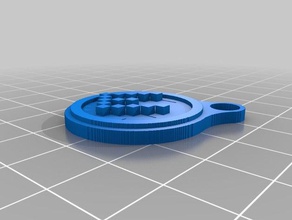key chain 3d-slash 3d print model - Mito3D
