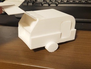 goccia trailer edifici e strutture il camper modello a forma di 3d print model - Mito3D