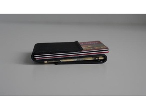 çift para klibi cüzdan az aksesuarlar 3d basılmıştır klip minimal minimalist klipsi basit slim clip 3d print model - Mito3D