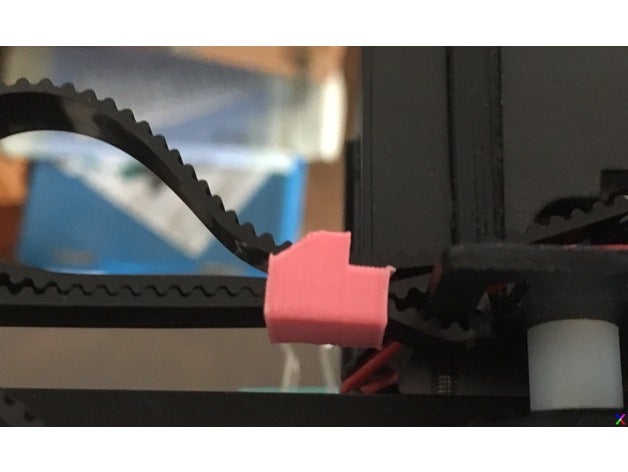belt sleeve 3d printer parts buckle clamp clip 3D print model - Mito3D