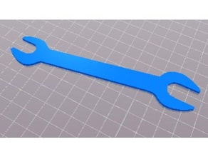 10mm + 12mm doppia estremità aperta di una chiave utensili a mano inglese 3d print model - Mito3D