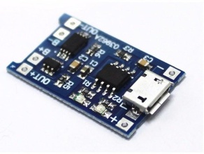 modelo tp4056 cargador circuito de protección diy módulo carga 3d print model - Mito3D
