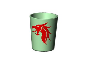 dragon head vase household 3d print model - Mito3D