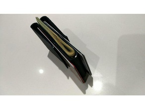 triple money clip wallet accessories 3d printed slim 3d print model - Mito3D