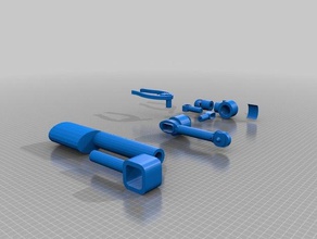 3d-Roboter-arm-Greifer Teile behoben 3d-drucken 3d print model - Mito3D