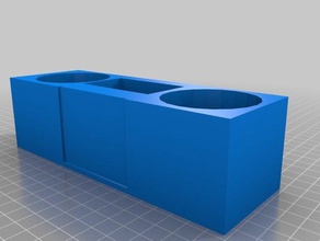 scatola dell'altoparlante audio aux altoparlante 3d print model - Mito3D