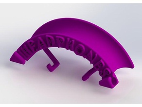 kulaklık tutucu ses askı askısı kanca bağlayın 3d print model - Mito3D