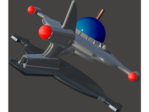 ornement de capot l'entreprise des véhicules vaisseau spatial star trek l'uss enterprise 3d print model - Mito3D