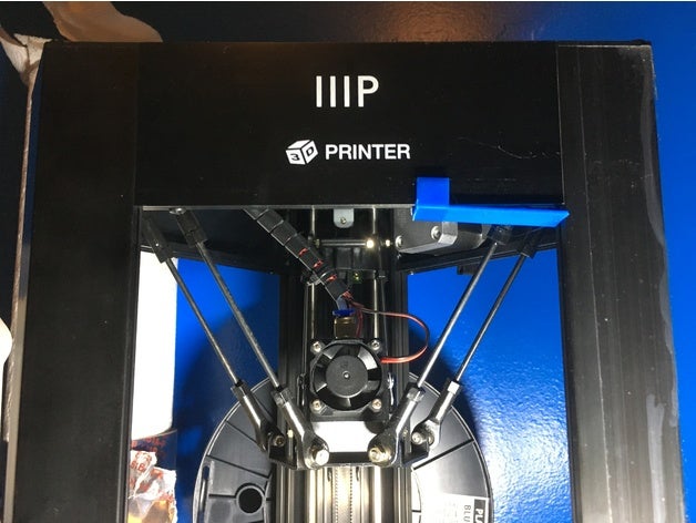 monoprice mini delta extrusora de mangueira guia Impressora 3d acessórios mini-delta mp atualização 3D print model - Mito3D