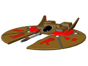 wc - kilrathi dralthi mk1 medium fighter toys & games pc game scifi starfighter videogame wing commander 1 3d print model - Mito3D