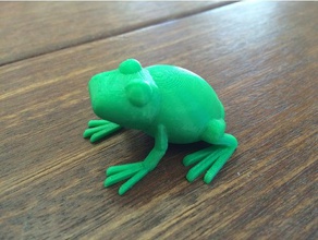 meraklı kurbağa 3d baskı 3d print model - Mito3D