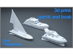 modello architettonico - yacht barca strumenti di disegno 3d print model - Mito3D