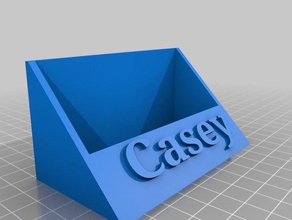 business card holder name 3d printing holders stand 3d print model - Mito3D