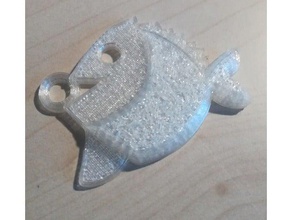 pendant fish keychain fashion 3d print model - Mito3D