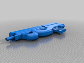nerf gun blaster dart p90 pdr-c new version toys & games 3d print model - Mito3D