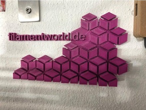 filamentworld tester 3d printing tests filament logo pattern petg pla test 3d print model - Mito3D